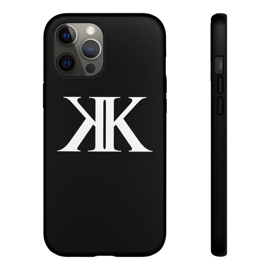 Monogram KK Phone Case BLACK — Tough Protective iPhone Cover