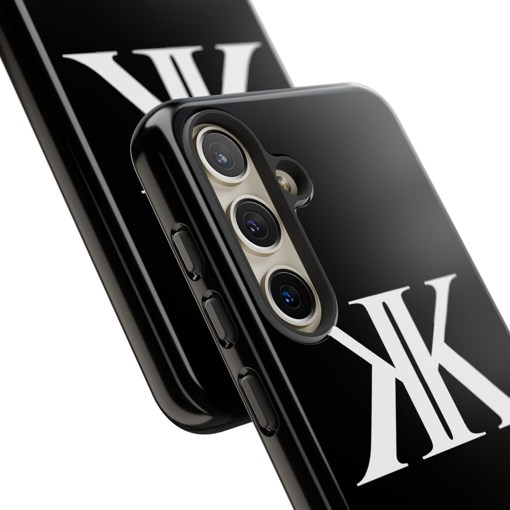 Monogram KK Phone Case BLACK — Tough Protective iPhone Cover