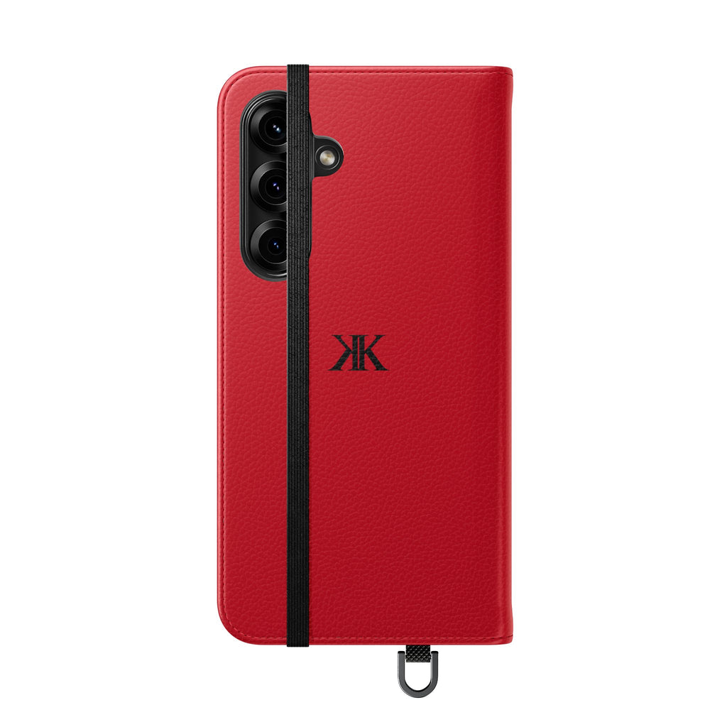 Kairos Kosmos Logo RED Flip Phone Case