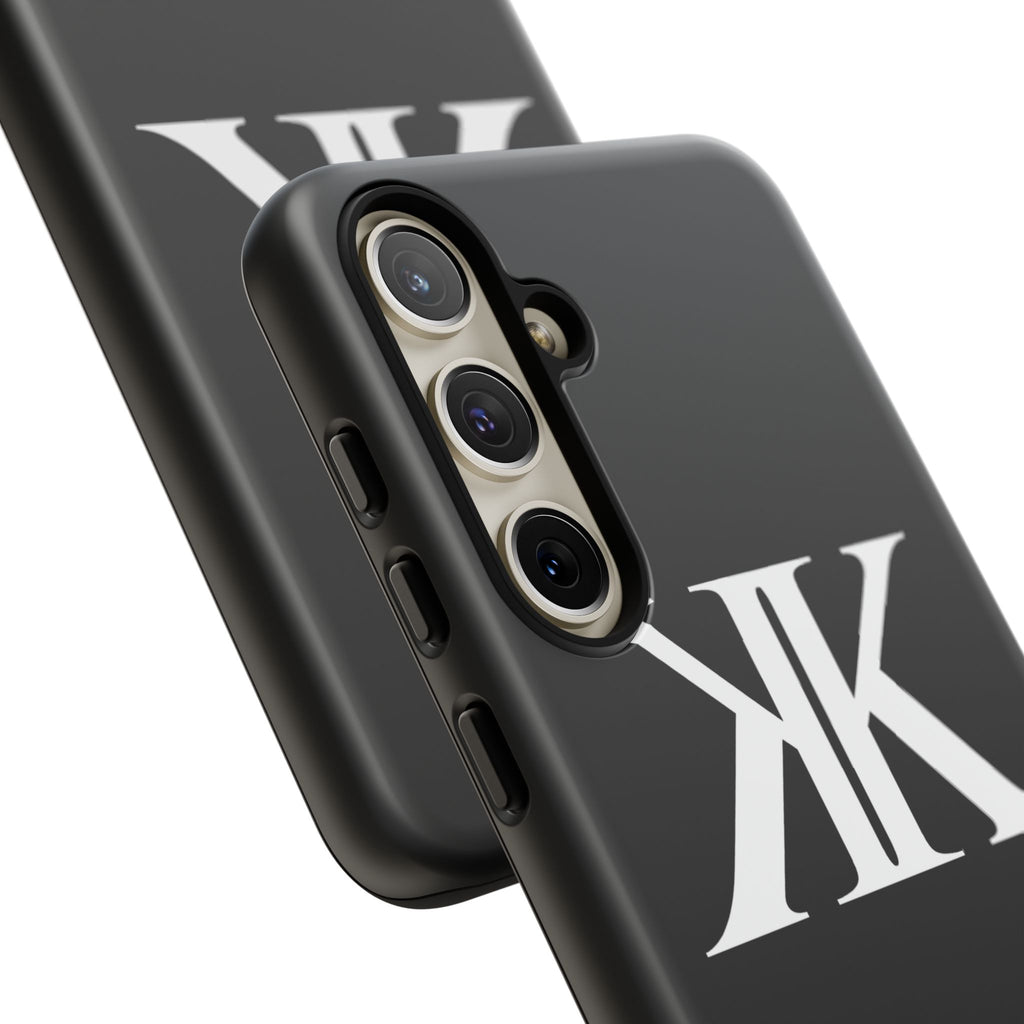 Monogram KK Phone Case BLACK — Tough Protective iPhone Cover