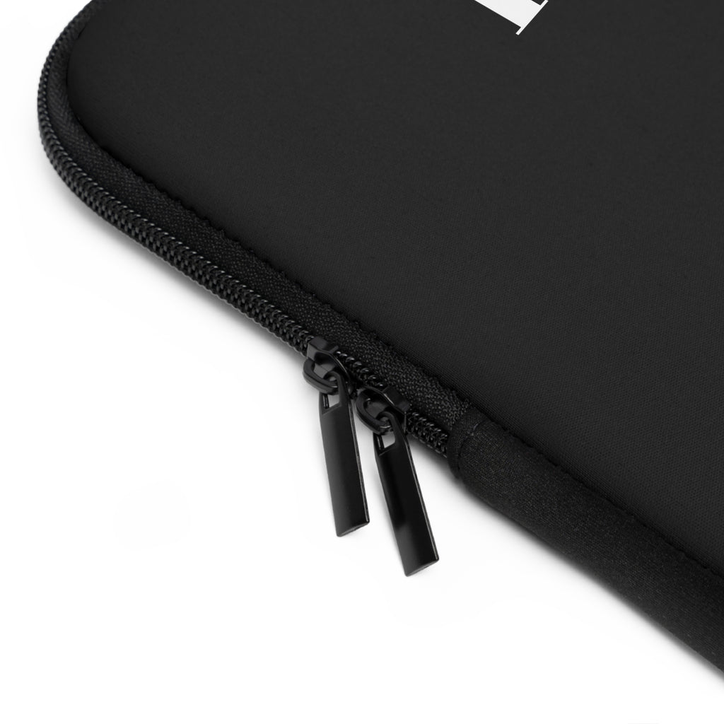 Kairos Kosmos BLACK Laptop Sleeve — Minimalist Monogram Protective Case