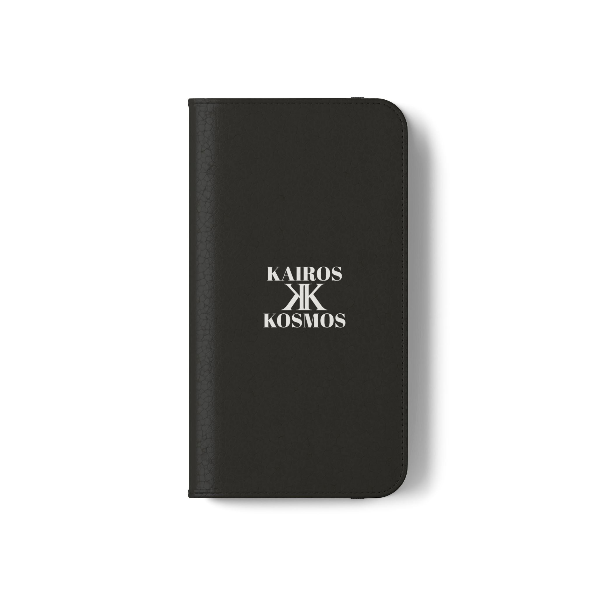 Kairos Kosmos Logo BLACK Flip Phone Case