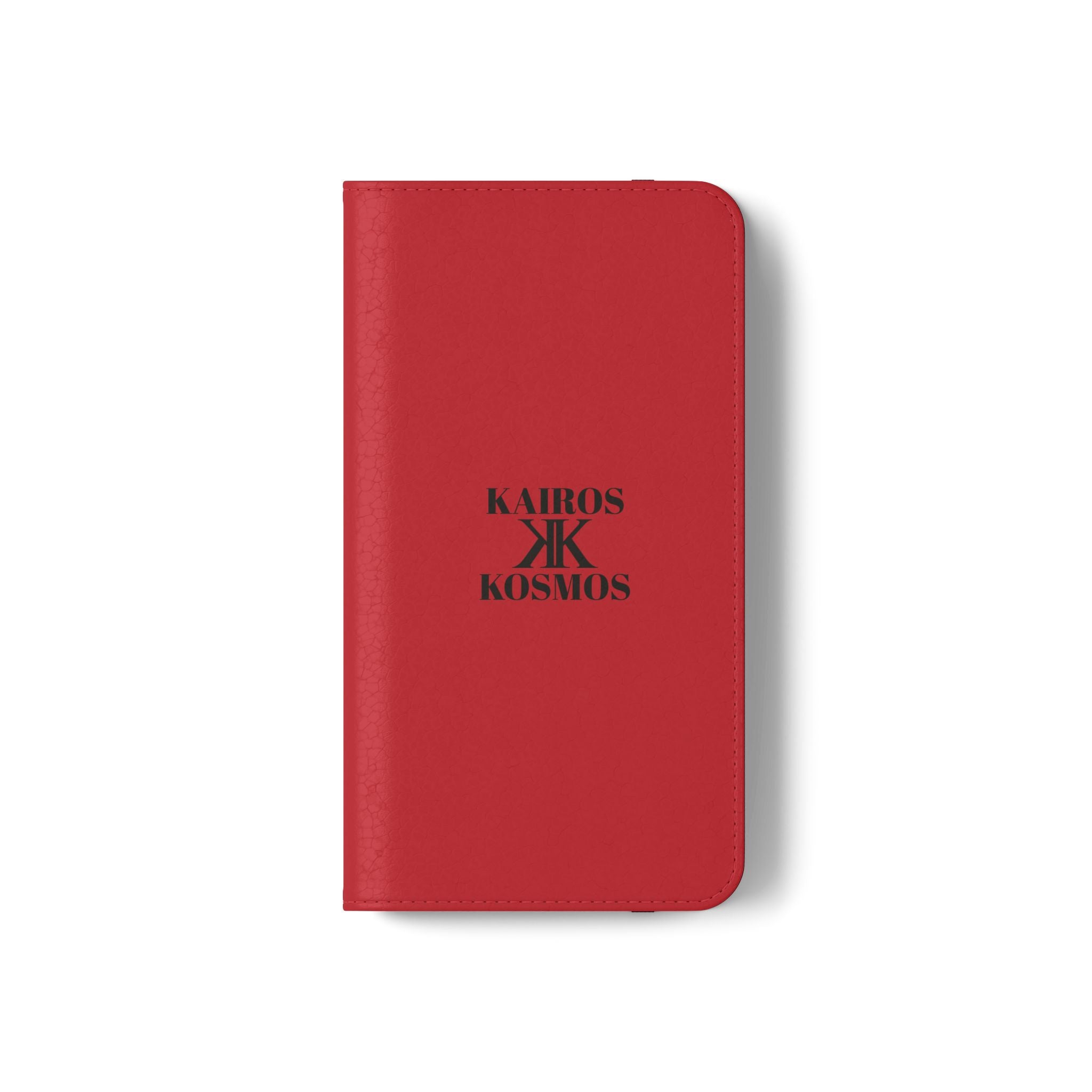 Kairos Kosmos Logo RED Flip Phone Case