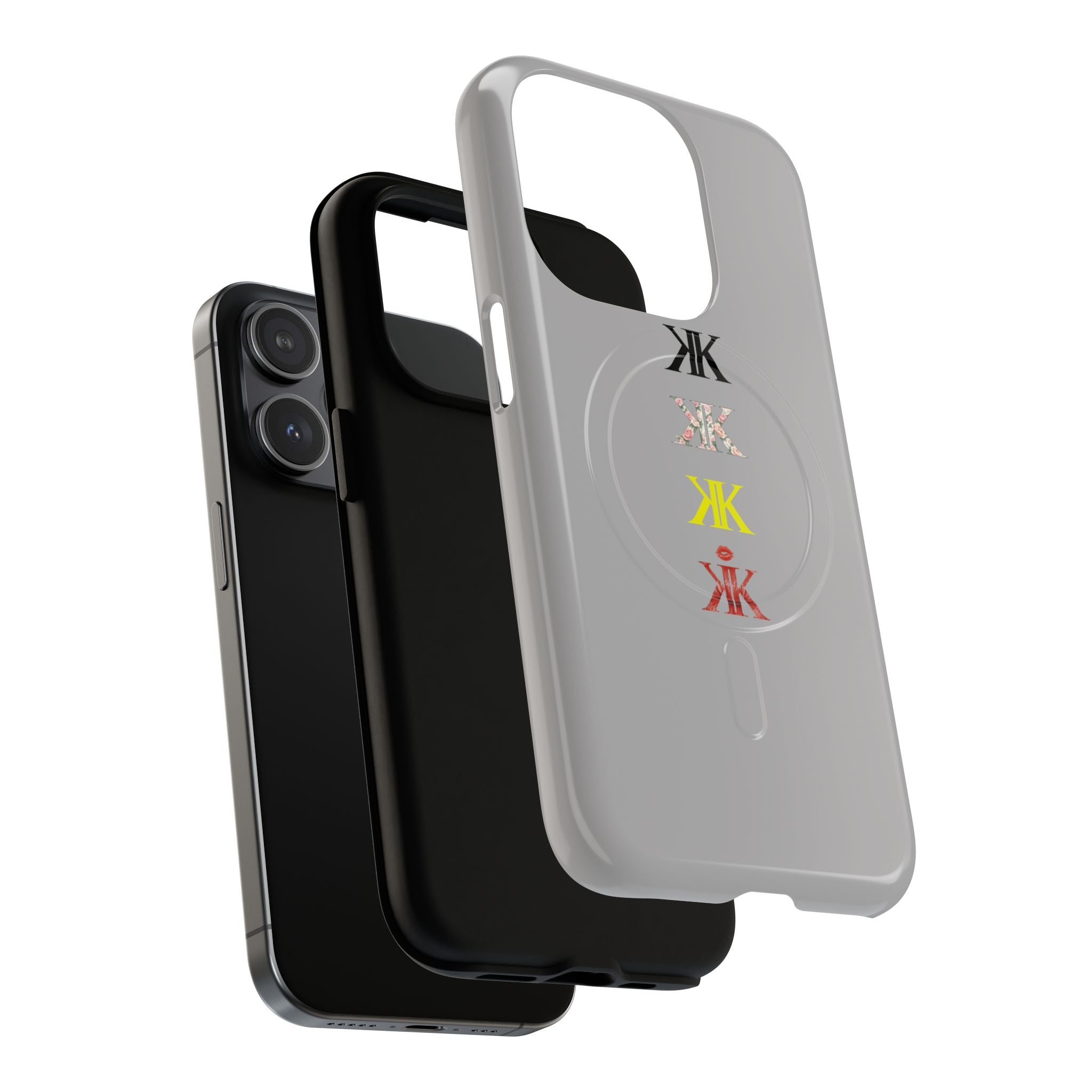 Sigil Collection Phone Case — Minimalist Monogram Stack Tough Magnetic Case