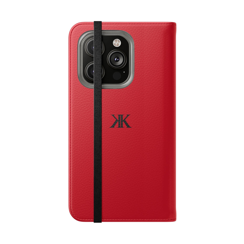 Kairos Kosmos Logo RED Flip Phone Case