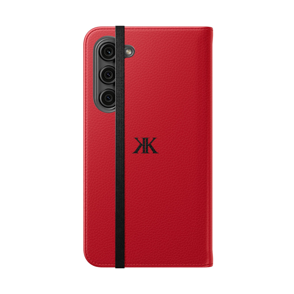 Kairos Kosmos Logo RED Flip Phone Case