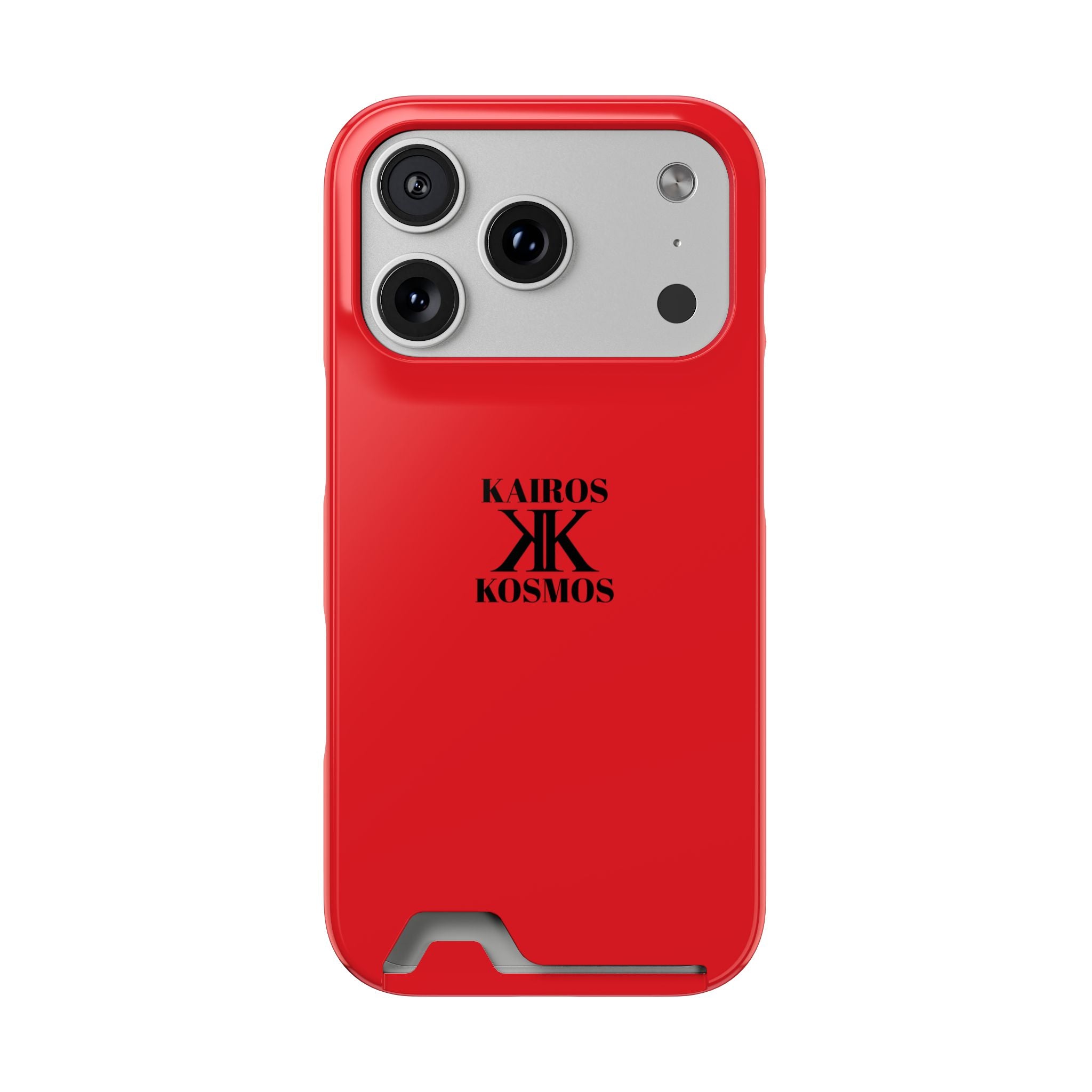 Kairos Kosmos RED Cardholder Phone Case — Slim Protective Wallet Case