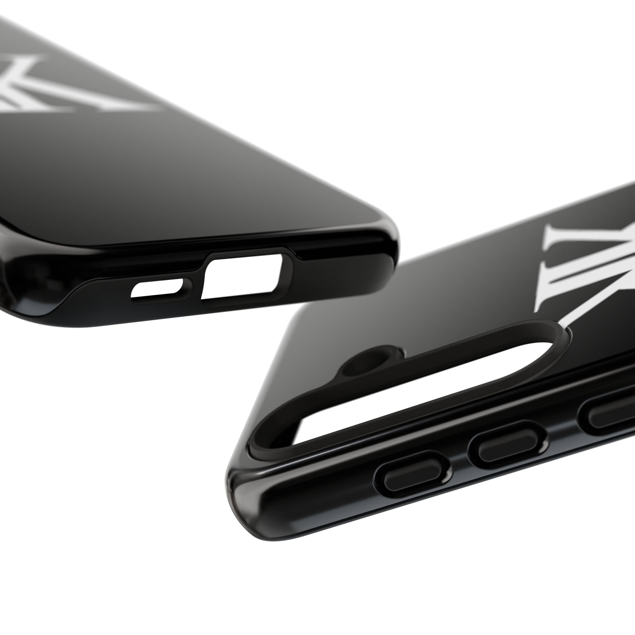 Monogram KK Phone Case BLACK — Tough Protective iPhone Cover