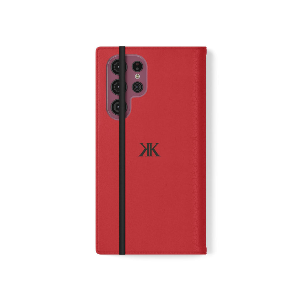 Kairos Kosmos Logo RED Flip Phone Case