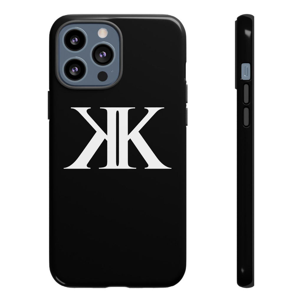 Monogram KK Phone Case BLACK — Tough Protective iPhone Cover