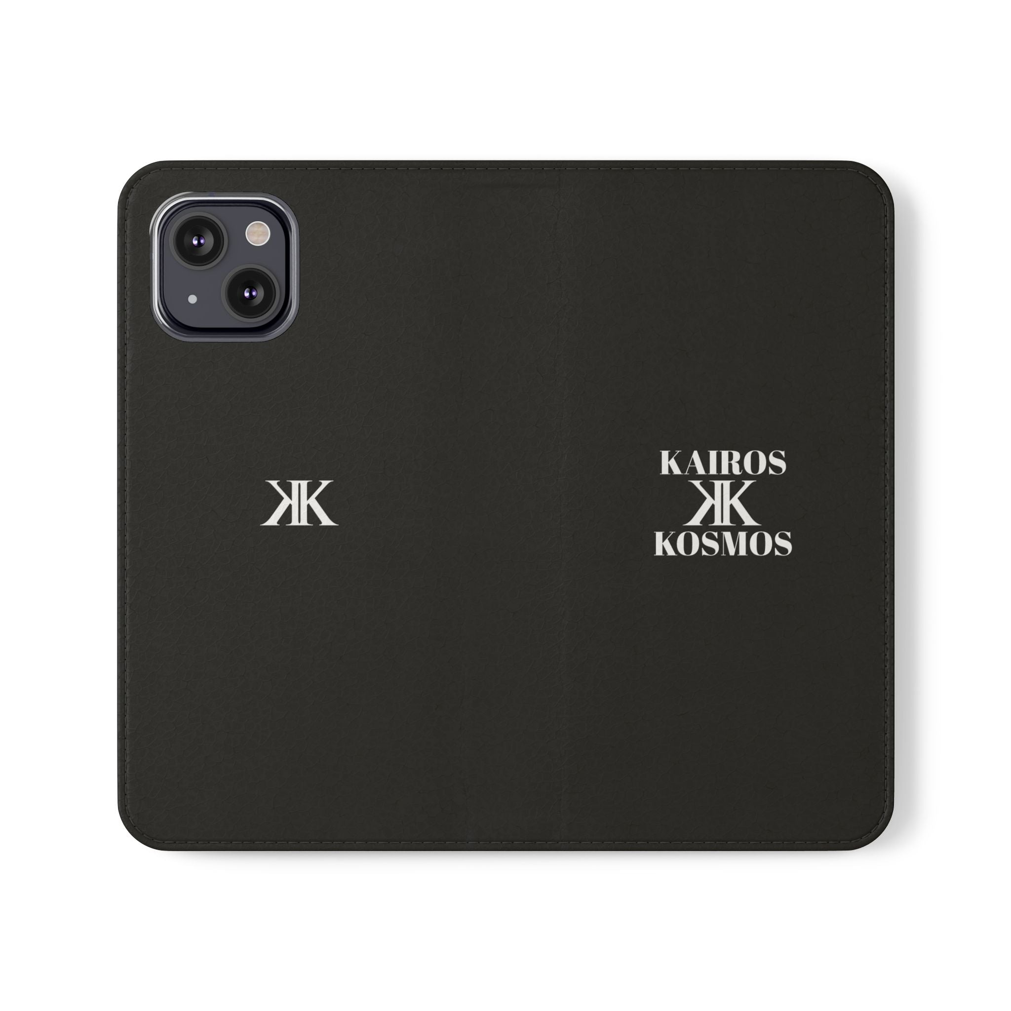 Kairos Kosmos Logo BLACK Flip Phone Case