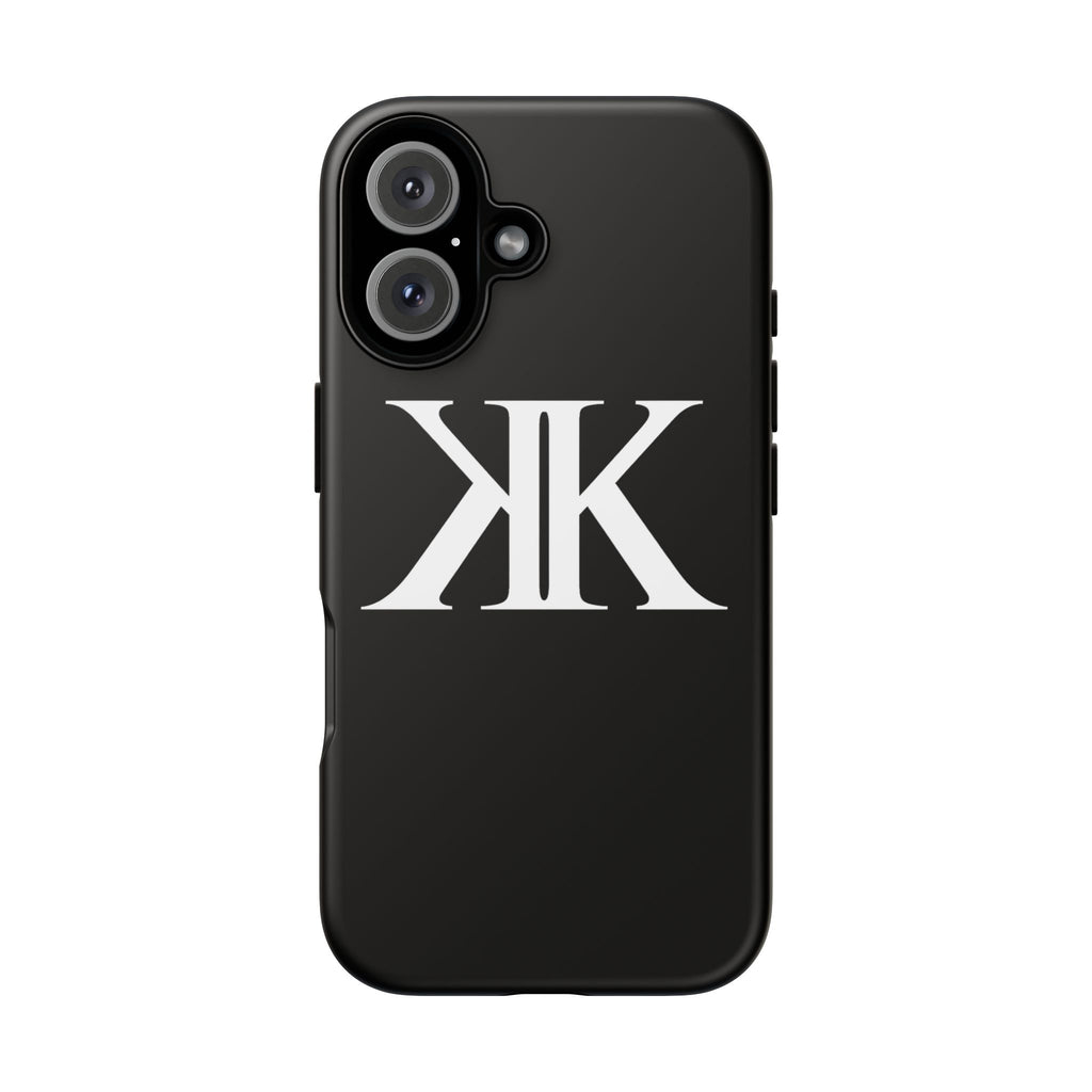 Monogram KK Phone Case BLACK — Tough Protective iPhone Cover