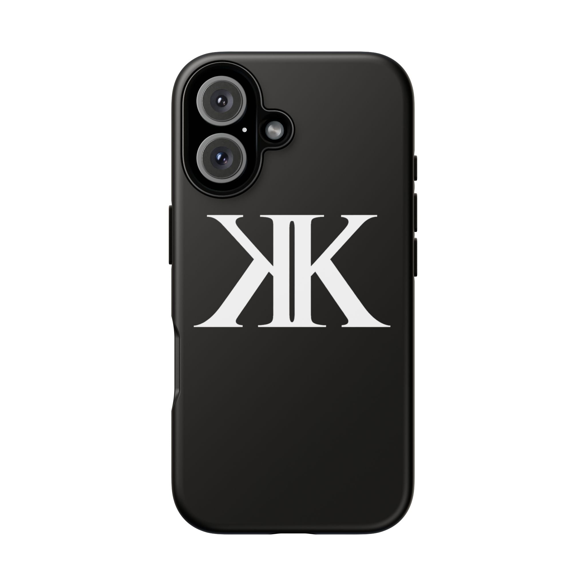 Monogram KK Phone Case BLACK — Tough Protective iPhone Cover
