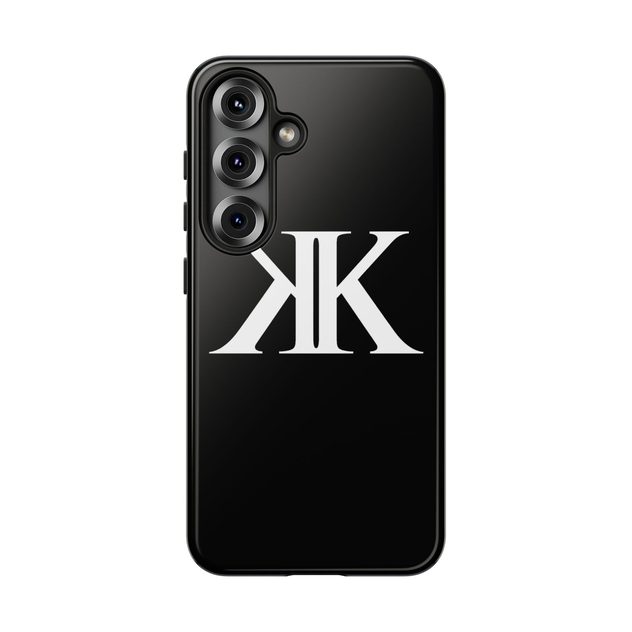 Monogram KK Phone Case BLACK — Tough Protective iPhone Cover