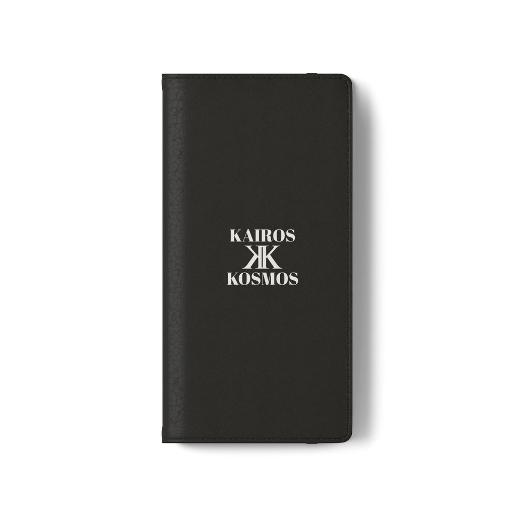 Kairos Kosmos Logo BLACK Flip Phone Case