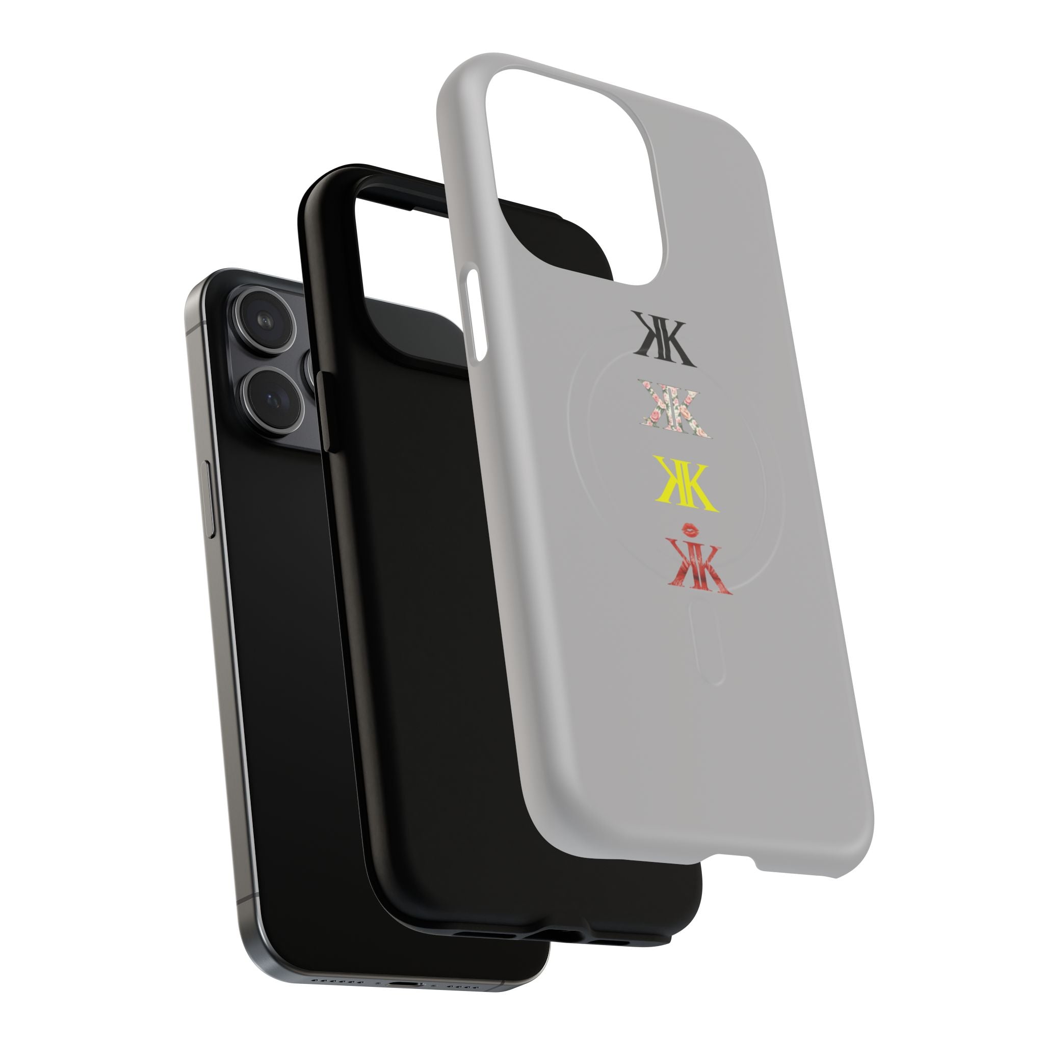 Sigil Collection Phone Case — Minimalist Monogram Stack Tough Magnetic Case