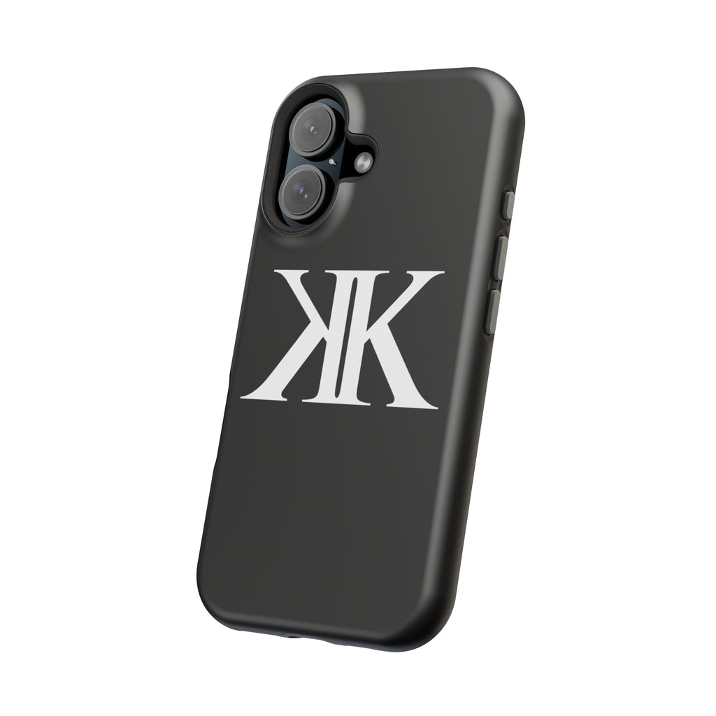Magnetic Impact-Resistant BLACK Case with Bold KK Monogram