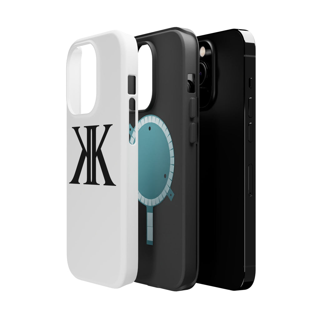 Magnetic Impact-Resistant Case with Bold KK Monogram