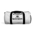 Kairos Kosmos Duffel Bag — White Gym & Travel Weekender