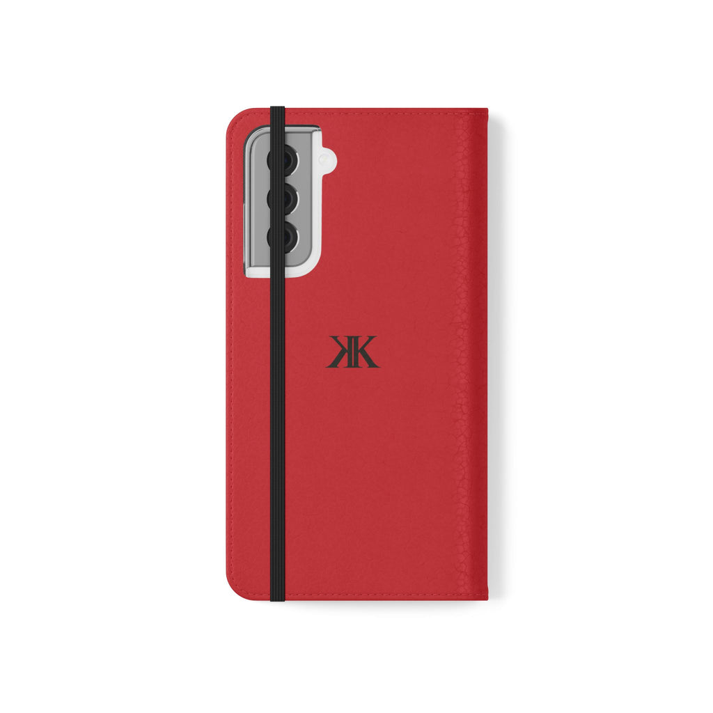 Kairos Kosmos Logo RED Flip Phone Case
