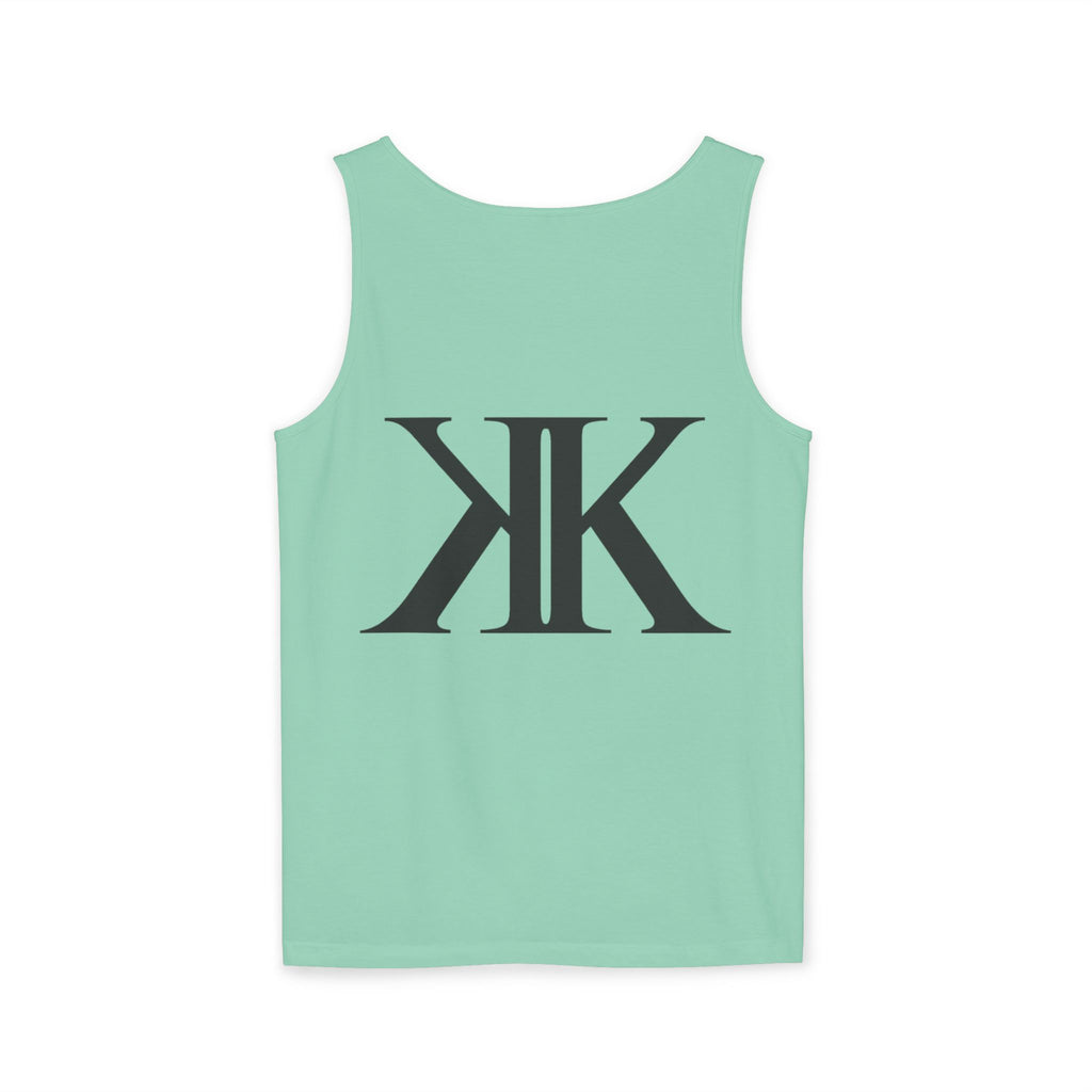 KK Monogram Tank Top — Minimalist Logo Graphic Tank