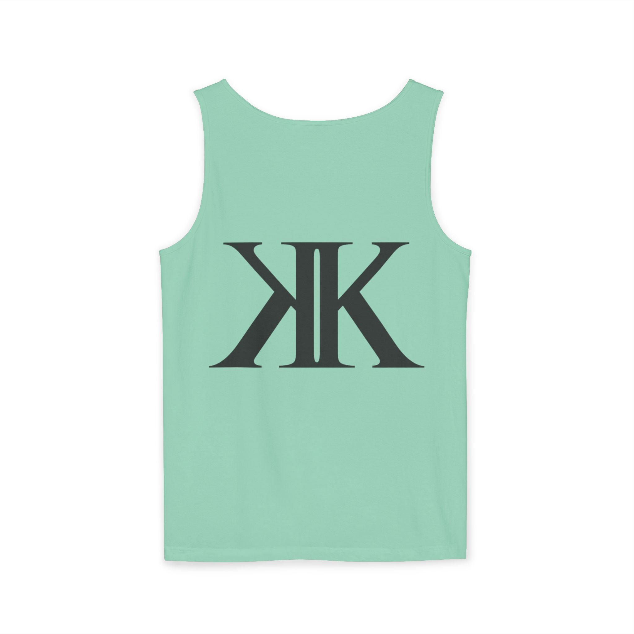 KK Monogram Tank Top — Minimalist Logo Graphic Tank