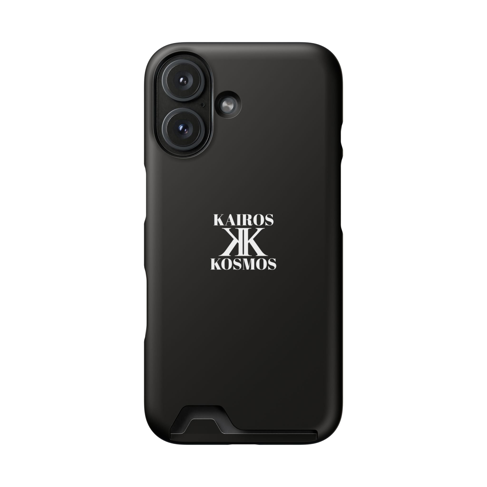 Kairos Kosmos BLACK Cardholder Phone Case — Slim Protective Wallet Case