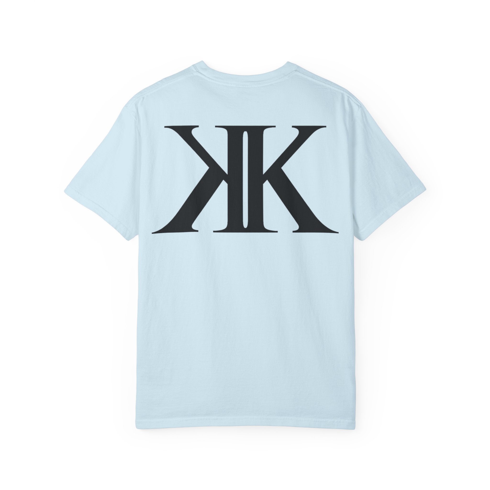 KK Monogram Tee — Bold Symmetrical Lettermark T-Shirt
