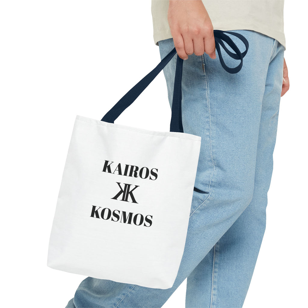 Kairos Kosmos Tote Bag – Minimalist Monogram Tote