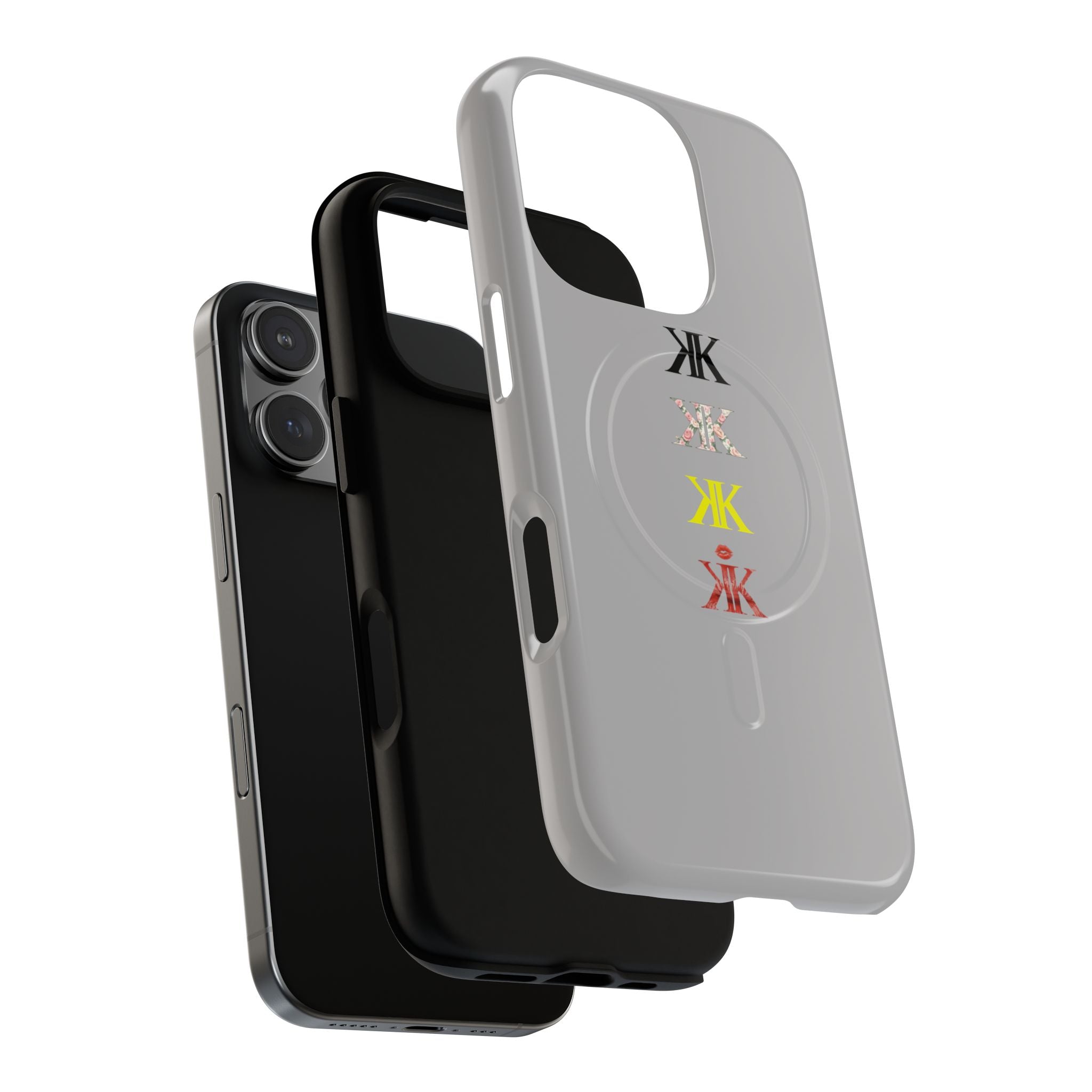 Sigil Collection Phone Case — Minimalist Monogram Stack Tough Magnetic Case