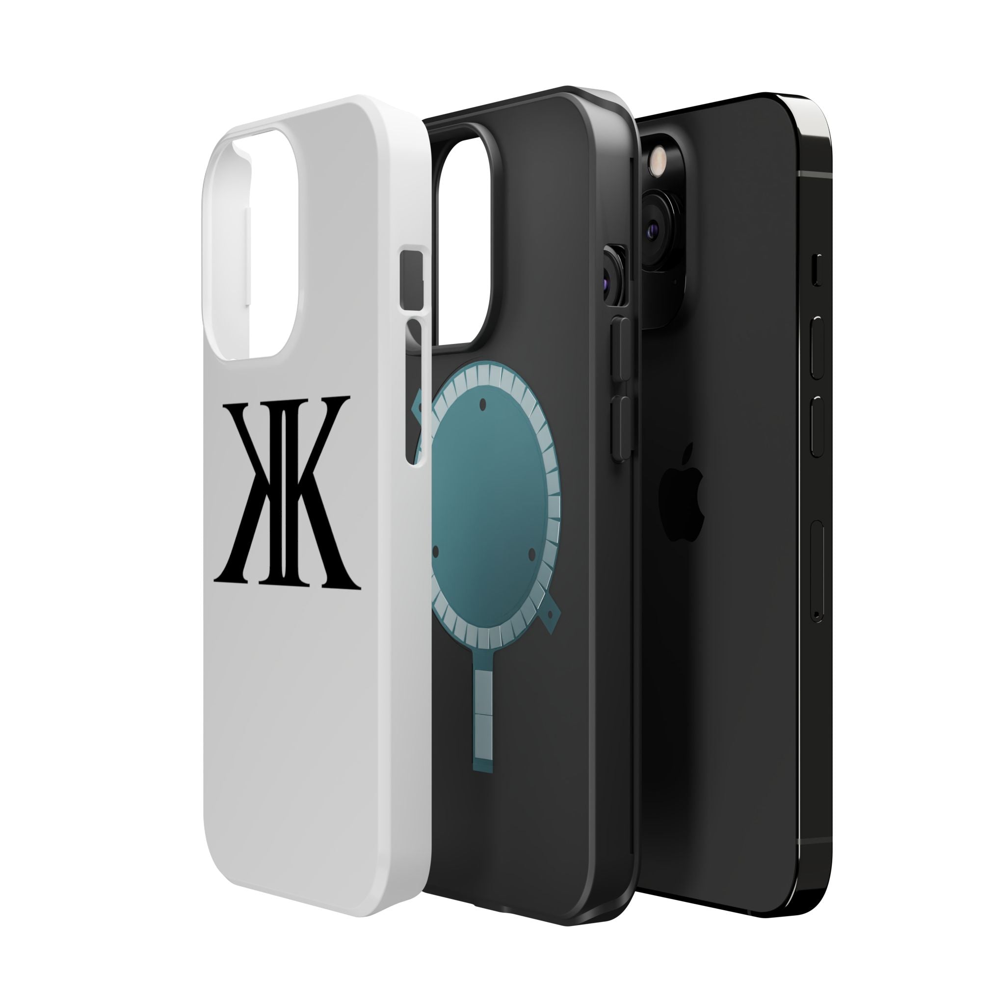 Magnetic Impact-Resistant Case with Bold KK Monogram