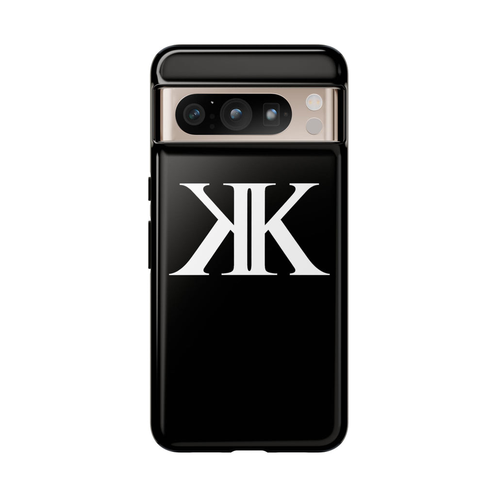 Monogram KK Phone Case BLACK — Tough Protective iPhone Cover