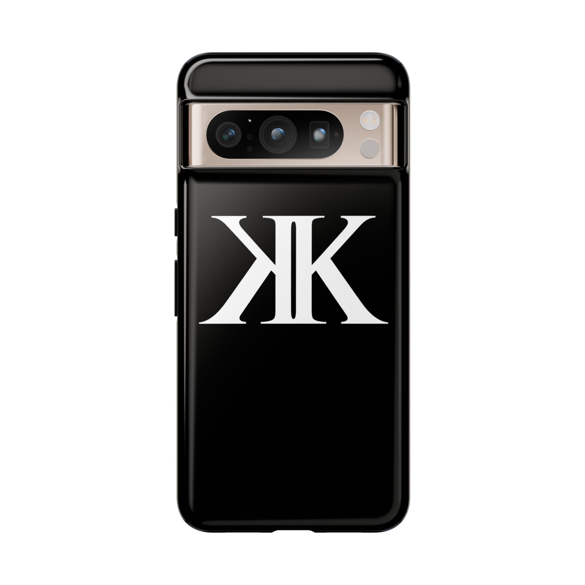 Monogram KK Phone Case BLACK — Tough Protective iPhone Cover