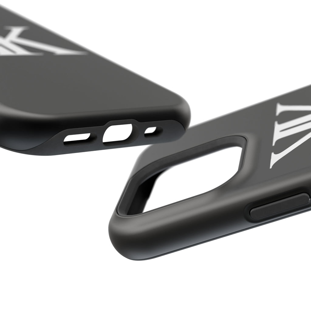 Magnetic Impact-Resistant BLACK Case with Bold KK Monogram
