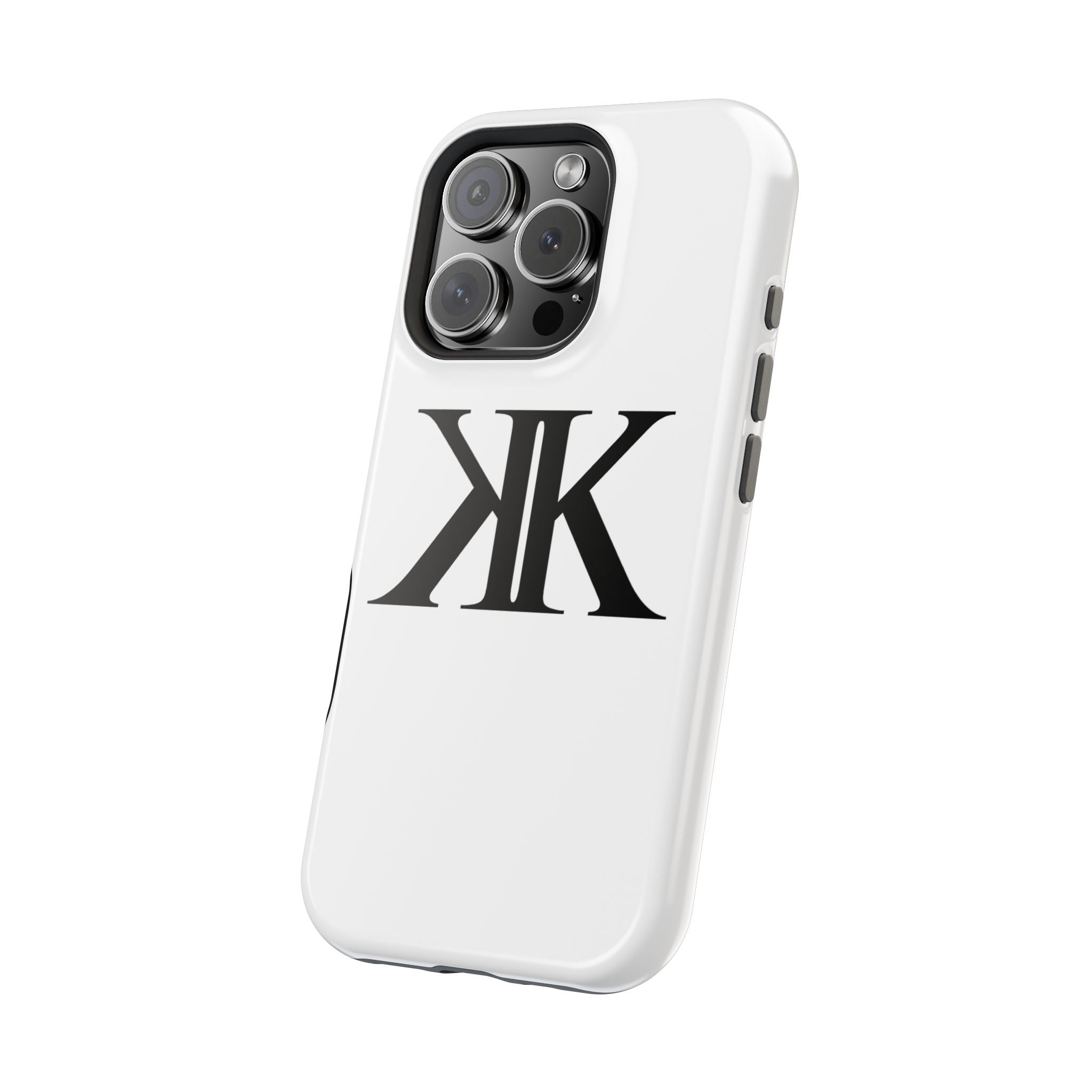 Magnetic Impact-Resistant Case with Bold KK Monogram