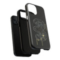Aether Collection BLACK Aries Tough Magnetic Phone Case — Minimal Zodiac Design