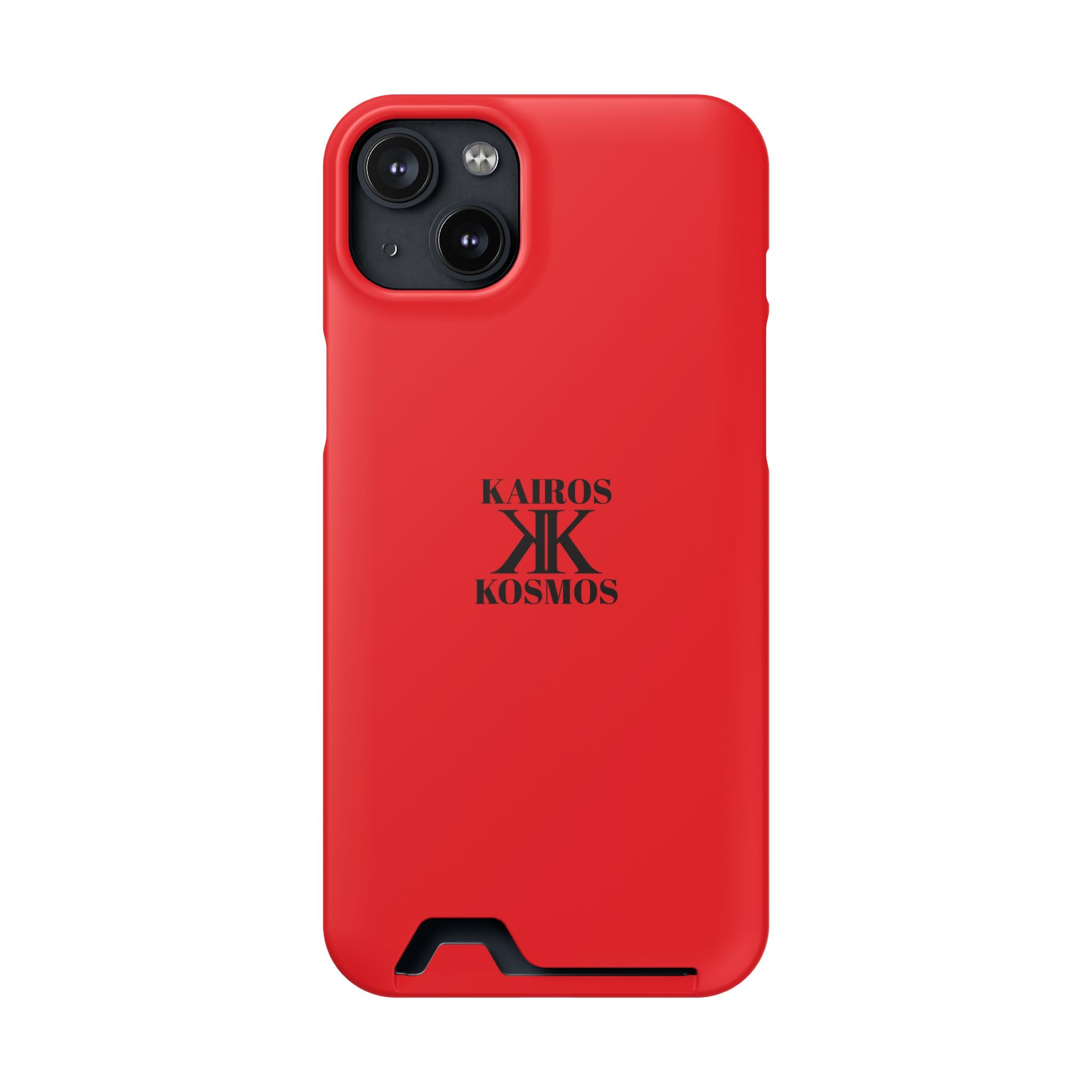 Kairos Kosmos RED Cardholder Phone Case — Slim Protective Wallet Case