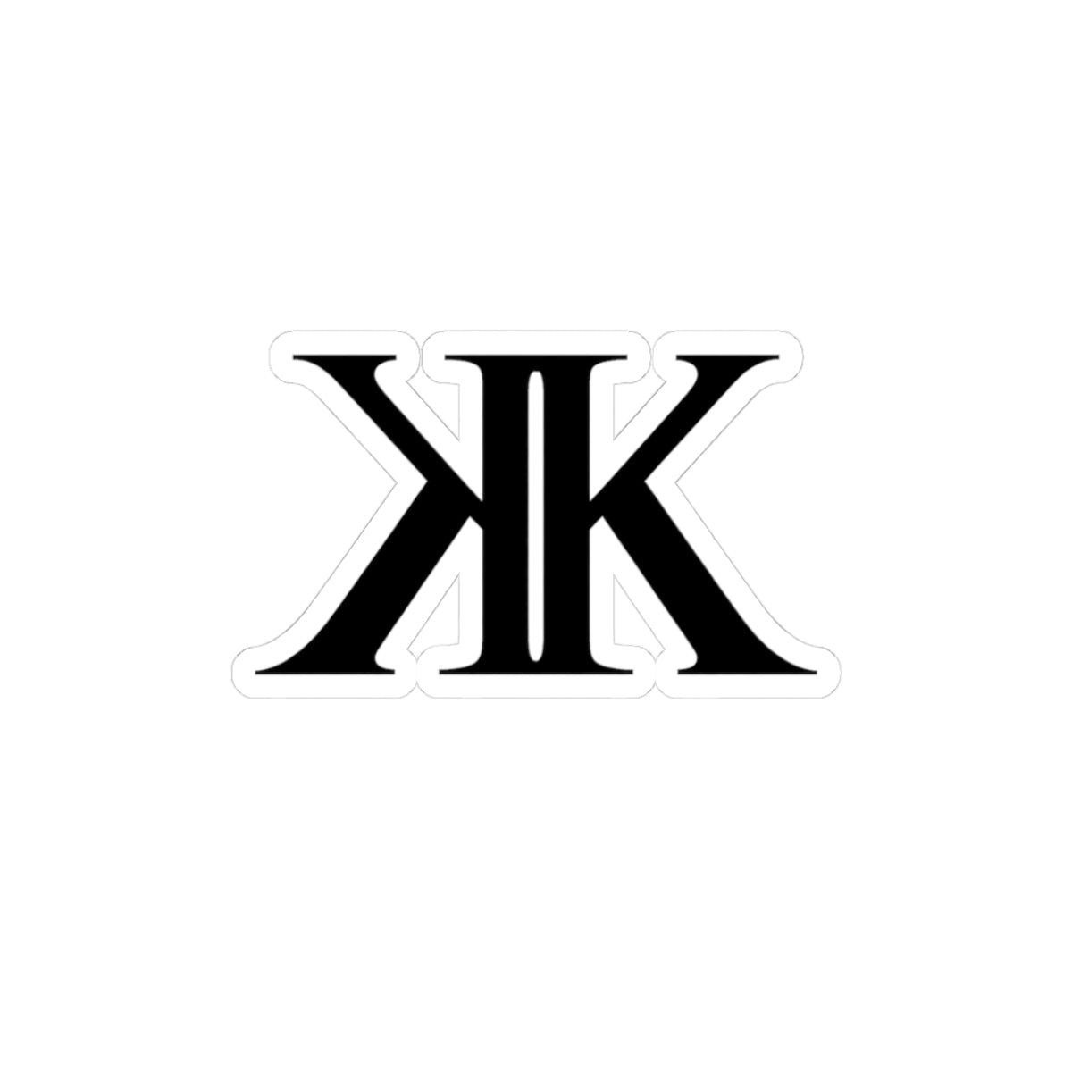 Kairos Kosmos Black Sticker Pack —  Logo Decals