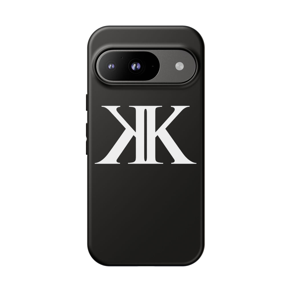 Monogram KK Phone Case BLACK — Tough Protective iPhone Cover