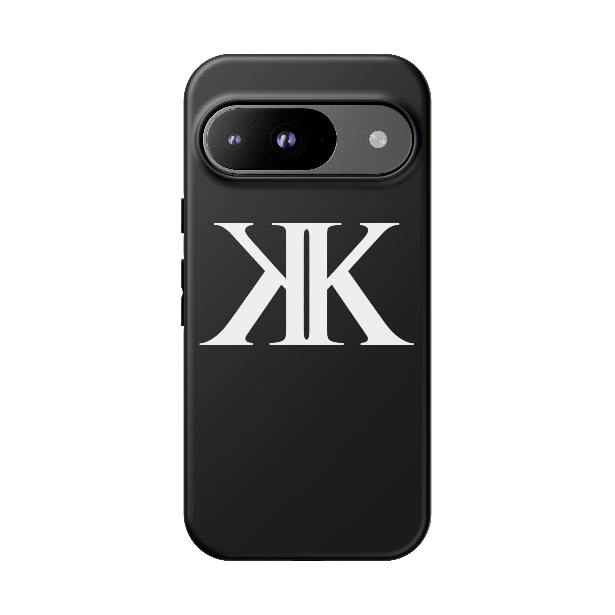 Monogram KK Phone Case BLACK — Tough Protective iPhone Cover
