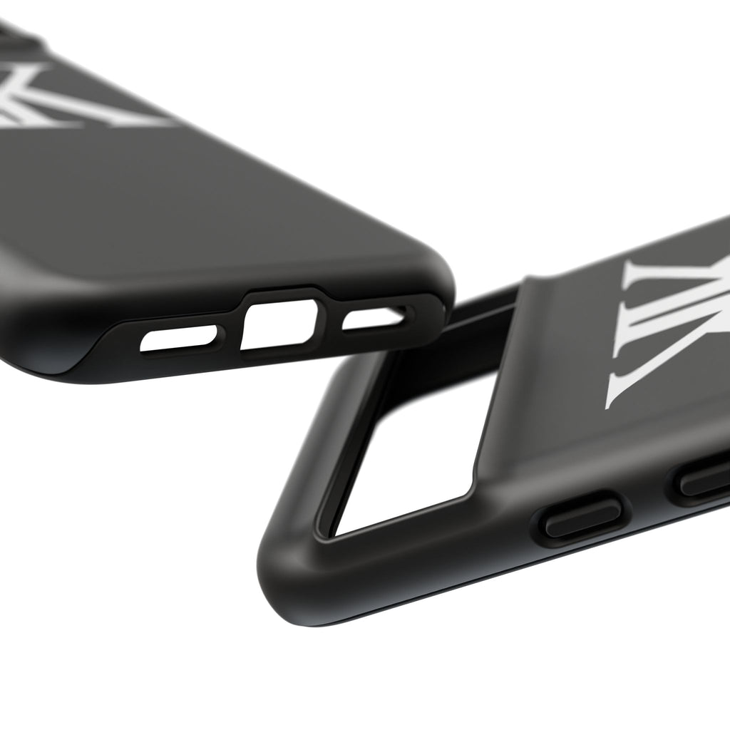 Monogram KK Phone Case BLACK — Tough Protective iPhone Cover