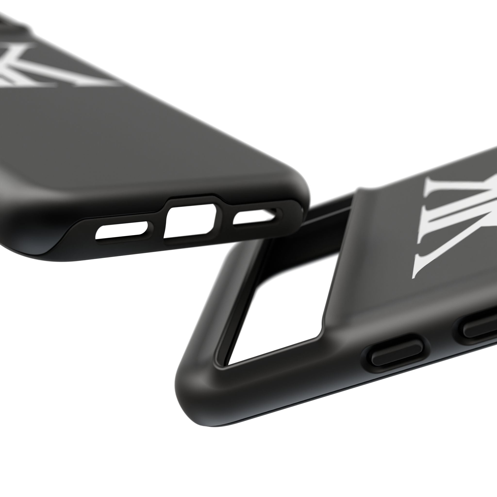 Monogram KK Phone Case BLACK — Tough Protective iPhone Cover