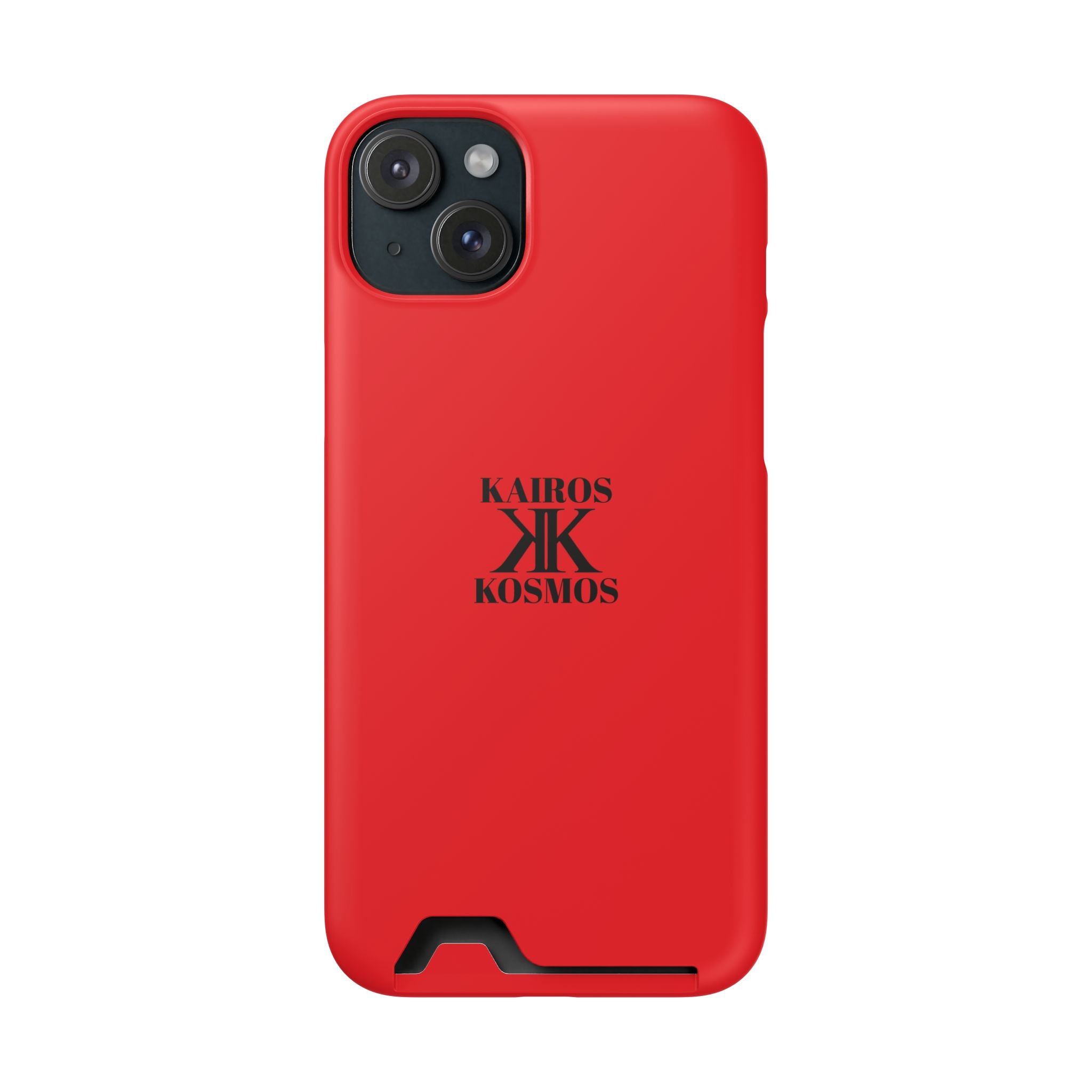 Kairos Kosmos RED Cardholder Phone Case — Slim Protective Wallet Case