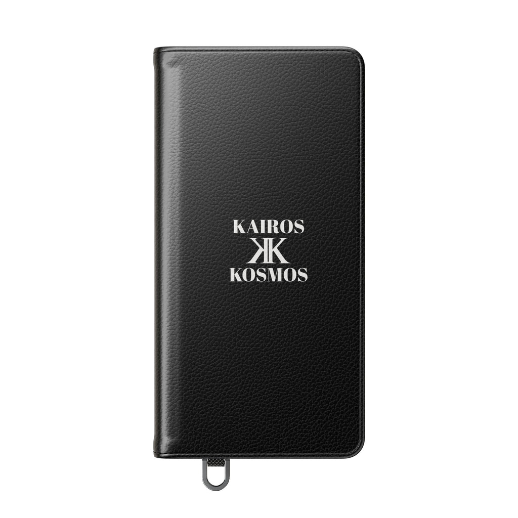 Kairos Kosmos Logo BLACK Flip Phone Case