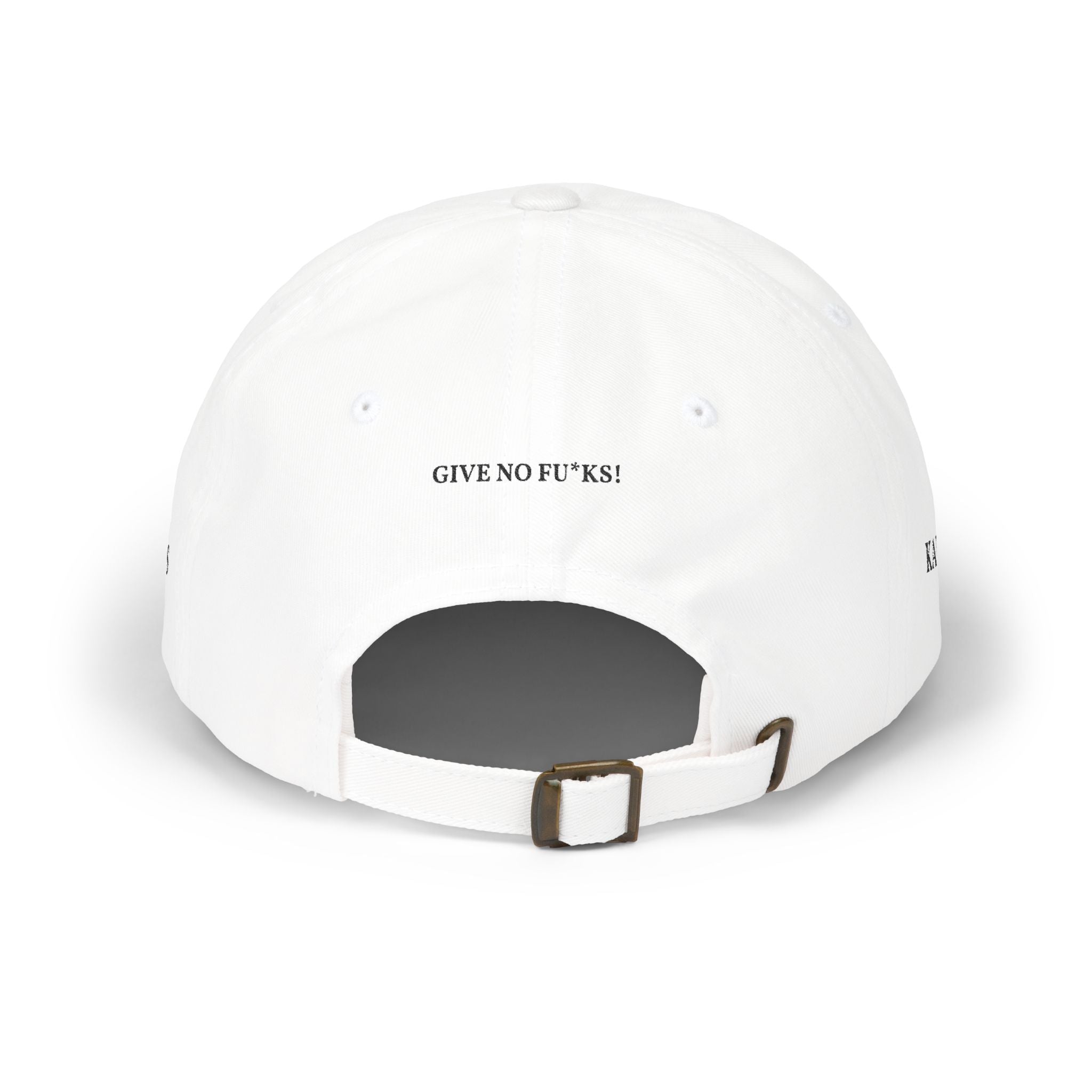 Sigil Collection Dad Cap — Minimalist Multicolor Emblem "GIVE NO F*KS" Embroidered Hat