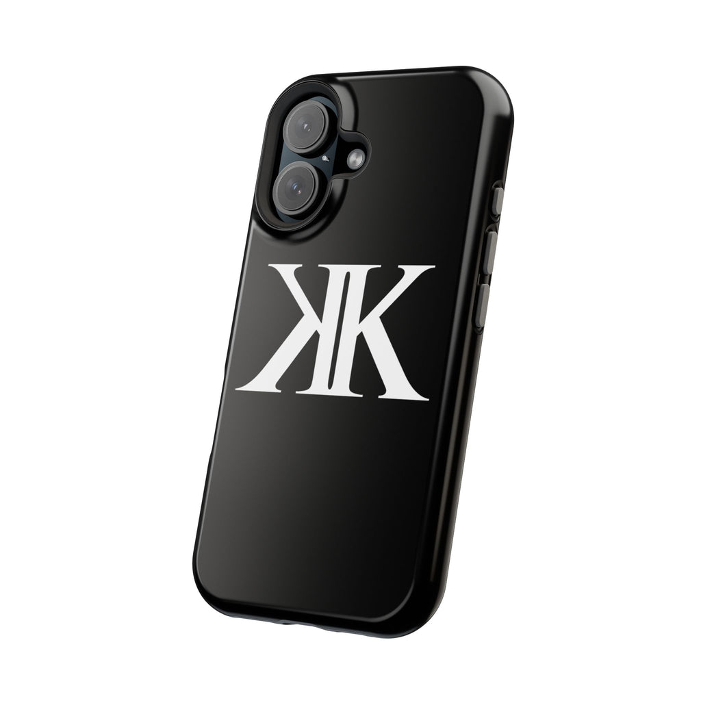 Magnetic Impact-Resistant BLACK Case with Bold KK Monogram