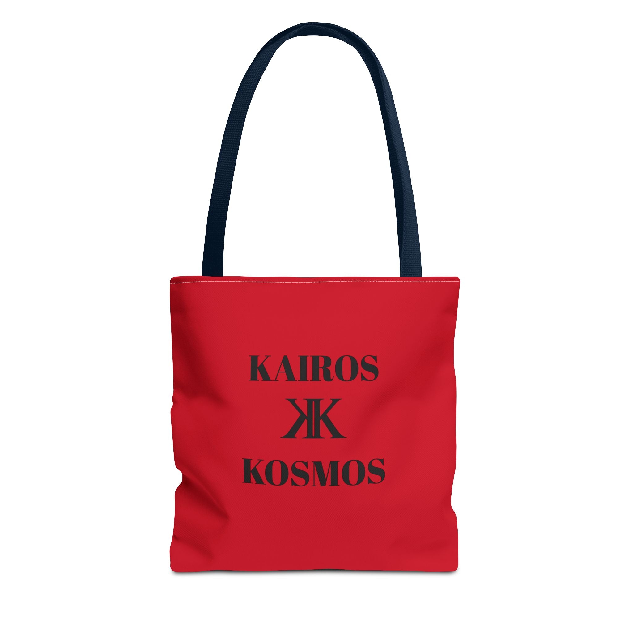 Kairos Kosmos RED Tote Bag – Minimalist Monogram Tote
