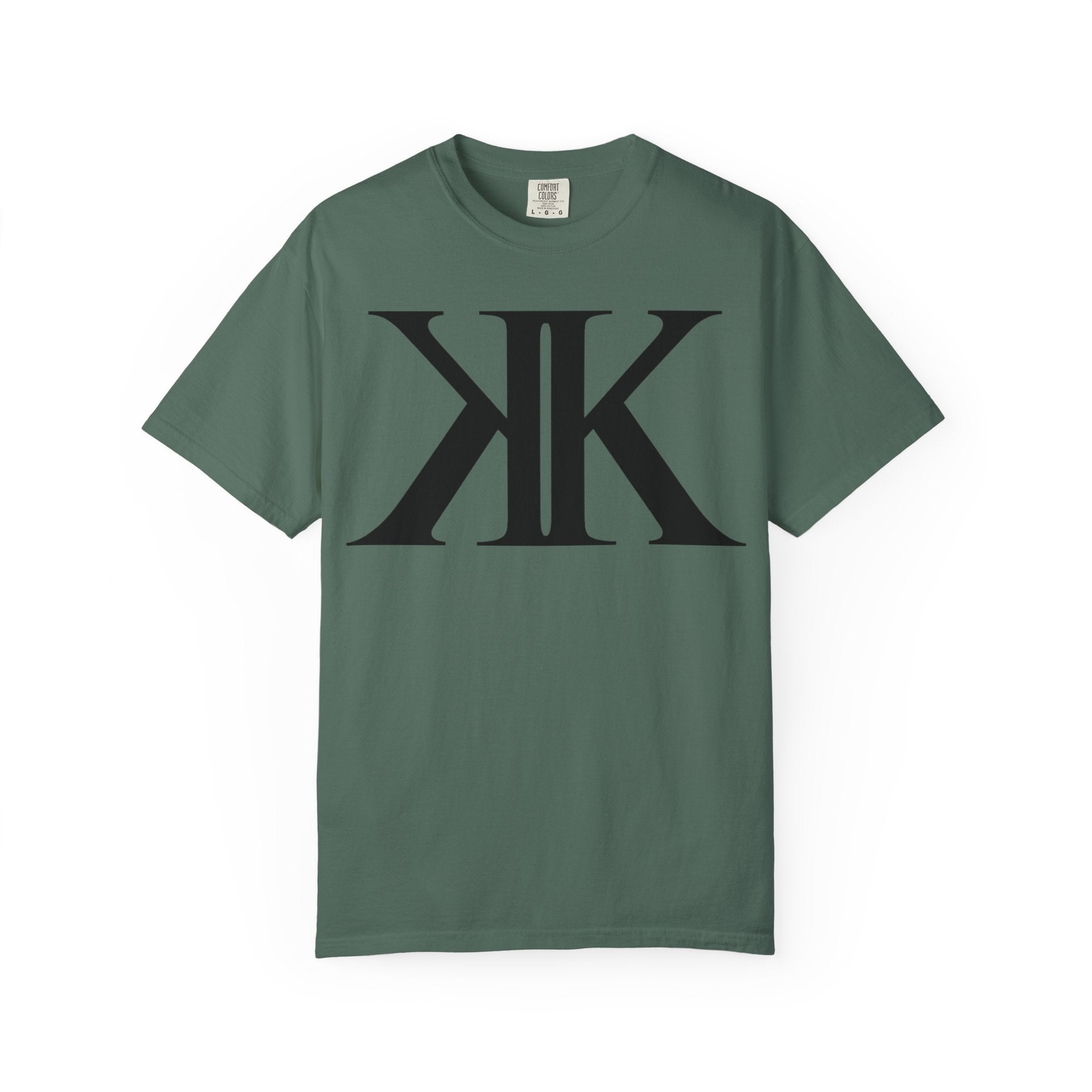 KK Monogram Tee — Bold Symmetrical Lettermark T-Shirt