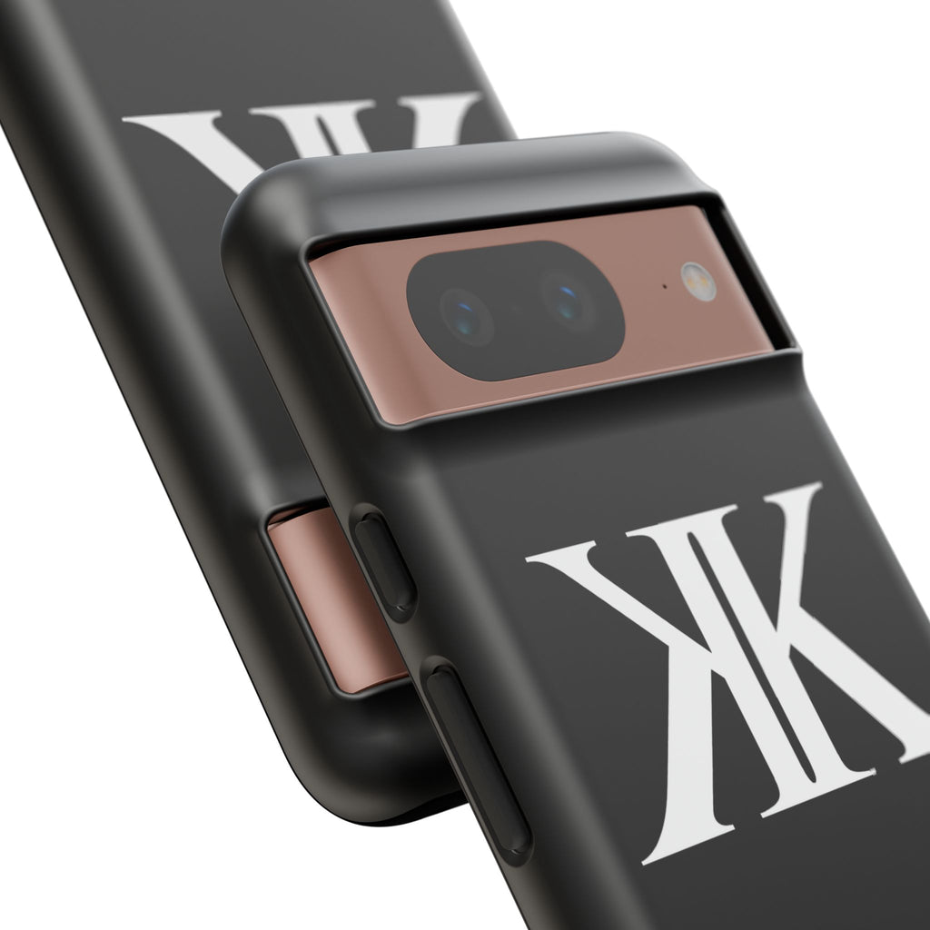 Monogram KK Phone Case BLACK — Tough Protective iPhone Cover