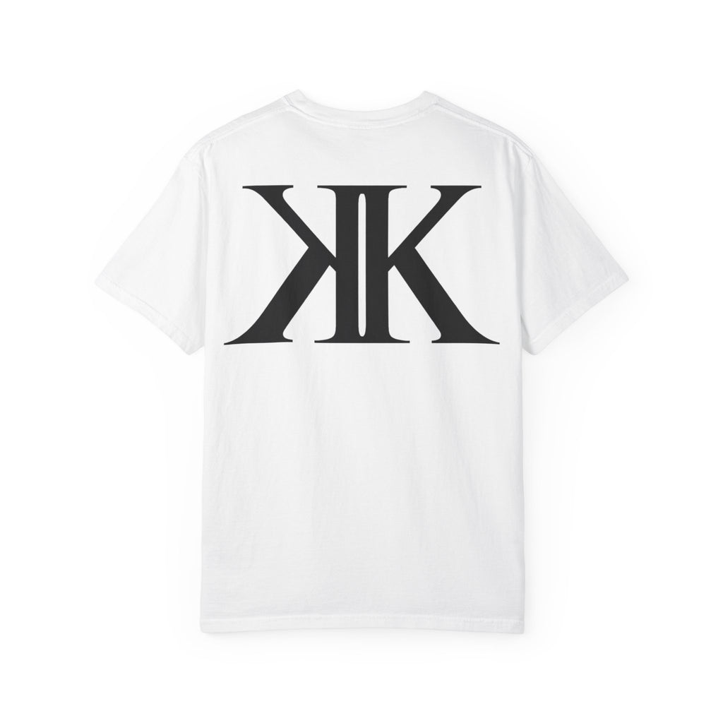 KK Monogram Tee — Bold Symmetrical Lettermark T-Shirt